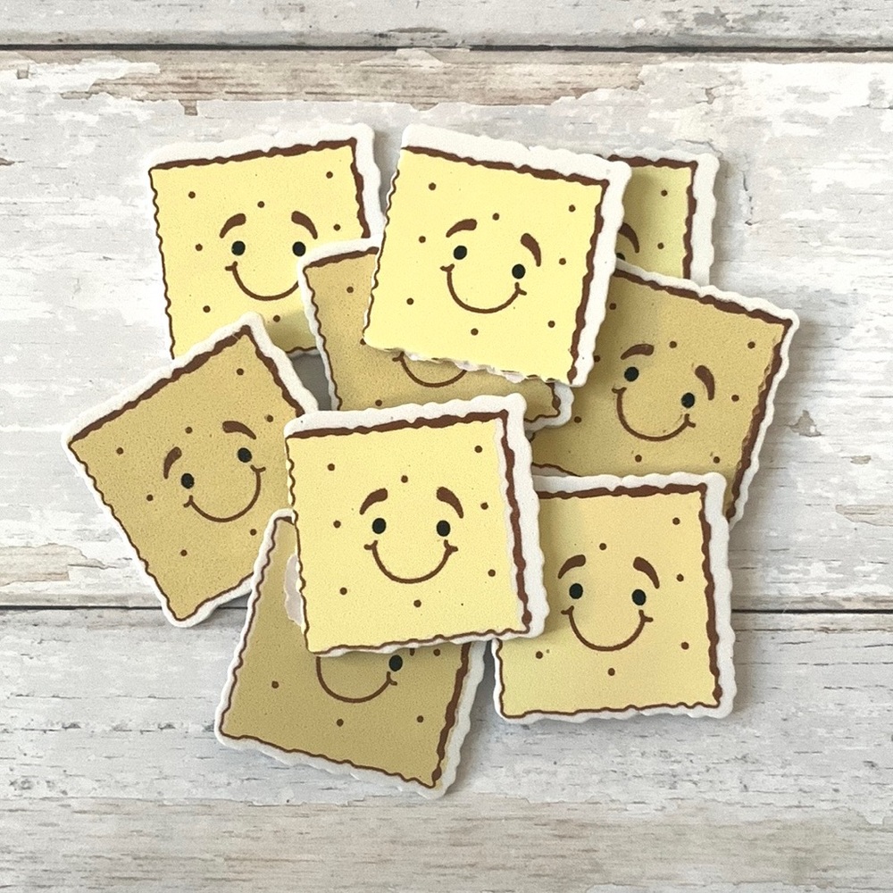 Foam Cracker Extra Large Sticker Set Face 10pc Craft Supplies Kids Adult